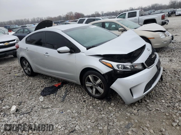 2018 Kia Forte LX with VIN 3KPFL4A72JE174343, listed as a Copart auction lot 82365594 with 128,306 mi miles and Salvage Title. Bid and sale history available at carsss.com. Image 4.