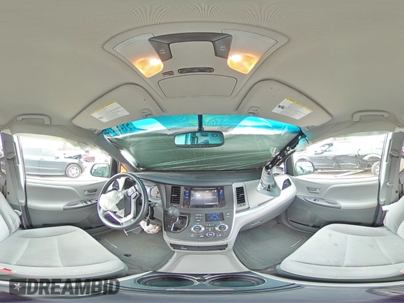 2015 Toyota Sienna LE AAS with VIN 5TDKK3DC5FS550597, listed as a Copart auction lot 51458215 with 74,090 mi miles and Salvage Title. Bid and sale history available at DreamBid. Image 14.