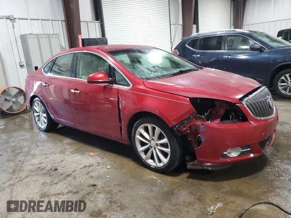 2012 Buick Verano Group with VIN 1G4PS5SK8C4174623, listed as a Copart auction lot 76681174 with 45,437 mi miles and Salvage title. Bid and sale history available at DreamBid. Image 4.