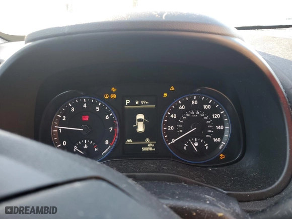 2023 Hyundai Kona SE with VIN KM8K22AB6PU027037, listed as a Copart auction lot 48059565 with 50,098 mi miles and Salvage Title. Bid and sale history available at carsss.com. Image 9.