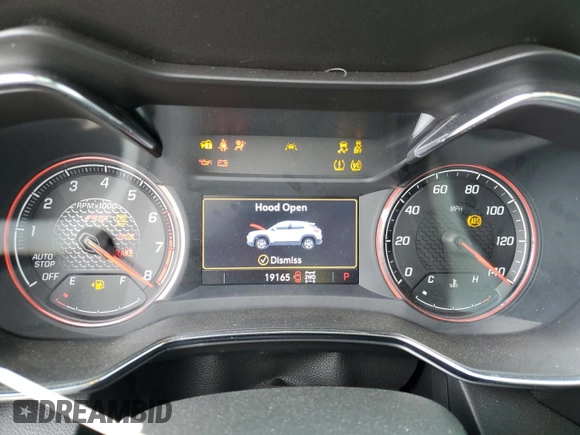 2023 Chevrolet TrailBlazer RS with VIN KL79MUSLXPB113525, listed as a Copart auction lot 51680485 with 19,165 mi miles and Salvage Title. Bid and sale history available at DreamBid. Image 9.