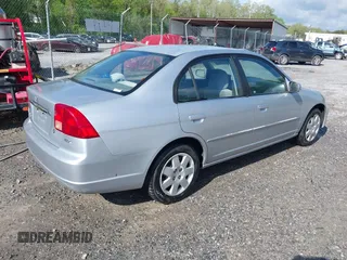 2001 Honda Civic EX with VIN 2HGES26701H506314, listed as a IAAI auction lot 42153550 with 326,151 mi miles. Bid and sale history available at carsss.com. Image 4.
