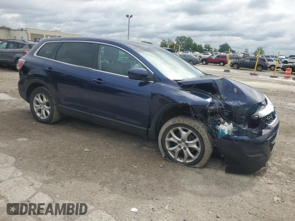 2011 Mazda CX-9 Touring with VIN JM3TB3CA0B0310947, listed as a Copart auction lot 57469525 with 110,443 mi miles and Salvage title. Bid and sale history available at DreamBid. Image 4.