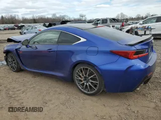 2015 Lexus RC F F z VIN JTHHP5BCXF5002500, wystawiony jako Copart lot #45632835 z przebiegiem 100 785 mil mil oraz Szkoda całkowita • Salvage title. Historia ofert i sprzedaży dostępna na DreamBid. Obrazek 2.