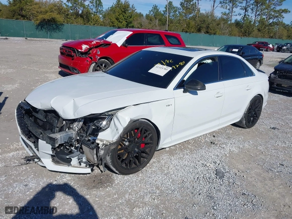 2018 Audi S4 Premium Plus with VIN WAUB4AF41JA022918, listed as a IAAI auction lot 41319785 with 53,353 mi miles. Bid and sale history available at carsss.com. Image 17.