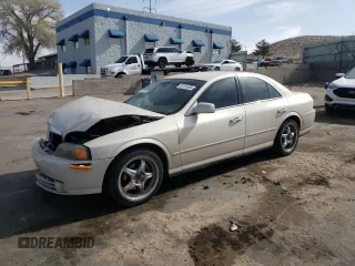 2002 Lincoln LS w/Base Pkg with VIN 1LNHM87A02Y607066, listed as a Copart auction lot 51151655 with 146,422 mi miles and Salvage Title. Bid and sale history available at carsss.com. Image 1.