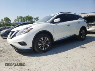 2015 Nissan Murano SV z VIN 5N1AZ2MG2FN273462, wystawiony jako Copart lot #53375645 z przebiegiem 132 105 mil mil oraz Szkoda całkowita • Salvage title. Historia ofert i sprzedaży dostępna na DreamBid. Obrazek 1.