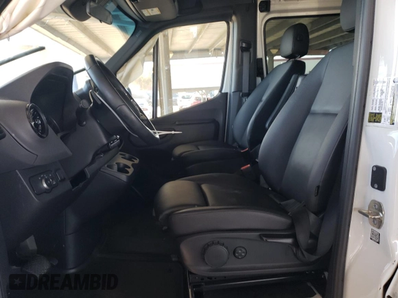 2021 Mercedes-Benz Sprinter Cargo with VIN W1W70BGY3MT072289, listed as a Copart auction lot 46983835 with 17,800 mi miles and Salvage Title. Bid and sale history available at carsss.com. Image 7.