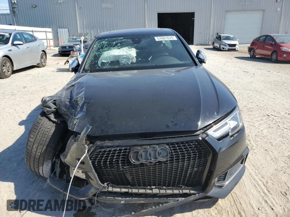 2018 Audi S4 Premium Plus with VIN WAUB4AF48JA003184, listed as a Copart auction lot 57001074 with 60,468 mi miles and Non Repairable. Bid and sale history available at carsss.com. Image 5.
