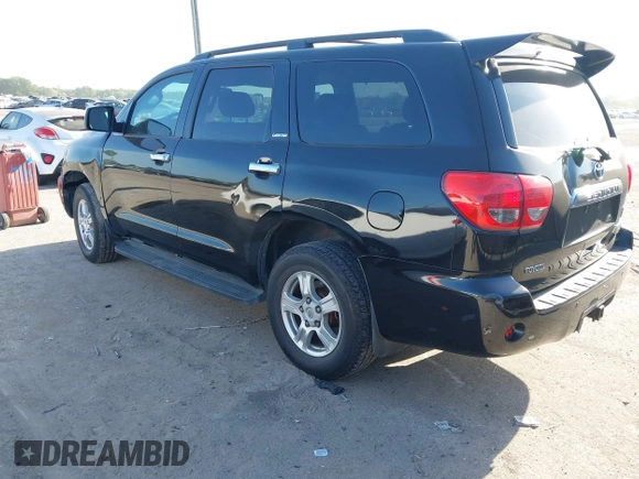 2008 Toyota Sequoia Limited with VIN 5TDZY68A28S011655, listed as a IAAI auction lot 42010093 with 356,580 mi miles and . Bid and sale history available at DreamBid. Image 3.