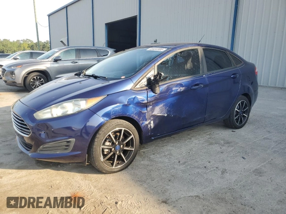 2016 Ford Fiesta SE with VIN 3FADP4BJ4GM114039, listed as a Copart auction lot 55833385 with 81,343 mi miles and Salvage Title. Bid and sale history available at DreamBid. Image 1.