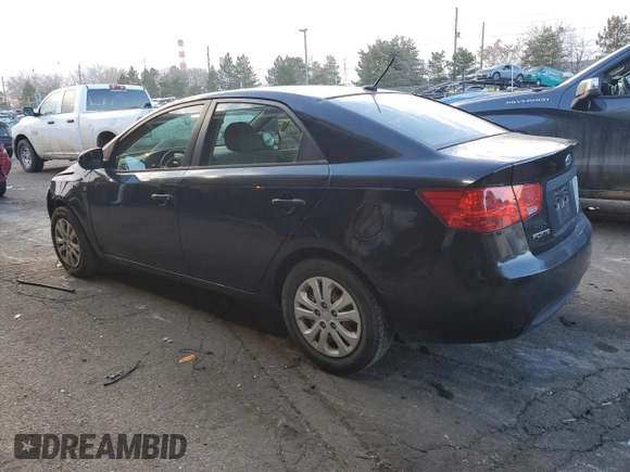 2013 Kia Forte LX with VIN KNAFT4A24D5679298, listed as a Copart auction lot 47195305 with 50,556 mi miles and Salvage Title. Bid and sale history available at carsss.com. Image 2.