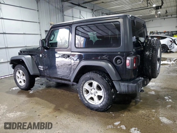 2020 Jeep Wrangler Sport S with VIN 1C4GJXAN0LW131400, listed as a Copart auction lot 44266995 with 73,576 mi miles and Salvage title. Bid and sale history available at DreamBid. Image 2.