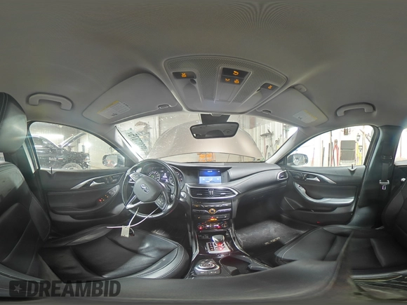 2017 Infiniti QX30 with VIN SJKCH5CP1HA038870, listed as a Copart auction lot 49307075 with 86,060 mi miles and Salvage title. Bid and sale history available at DreamBid. Image 14.