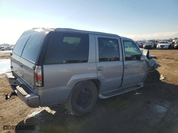 1999 GMC Denali with VIN 1GKEK13R4XR909773, listed as a Copart auction lot 80350594 with 177,807 mi miles and Salvage Title. Bid and sale history available at carsss.com. Image 3.