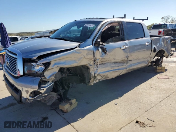 2010 Toyota Tundra Limited с VIN 5TFHW5F19AX101707, выставлен на аукционе Copart как лот 81170424 с пробегом Не указан миль и Списание • Salvage title. История ставок и продаж доступна на DreamBid. Изображение 1.