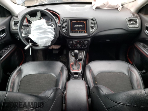 2019 Jeep Compass Trailhawk with VIN 3C4NJDDB2KT597762, listed as a Copart auction lot 53134575 with 85,119 mi miles and Salvage Title. Bid and sale history available at carsss.com. Image 8.