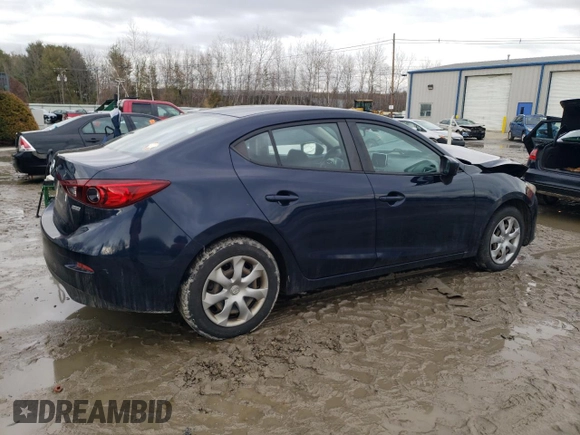 2016 Mazda 3 i Sport with VIN JM1BM1T70G1309807, listed as a Copart auction lot 47863765 with 195,799 mi miles and Salvage Title. Bid and sale history available at DreamBid. Image 3.