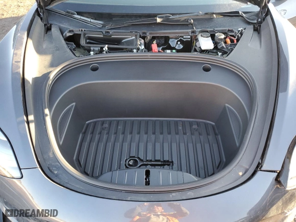 2023 Tesla Model 3 with VIN 5YJ3E1EA6PF680570, listed as a Copart auction lot 42853445 with 8726 miles and Salvage Title. Bid and sale history available at carsss.com. Image 11.