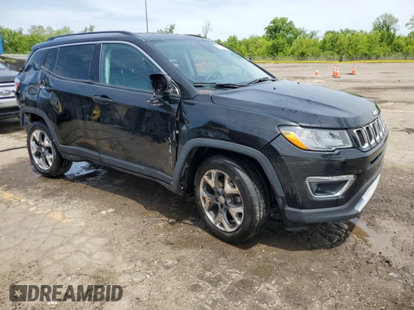 2019 Jeep Compass Limited with VIN 3C4NJDCB0KT740855, listed as a Copart auction lot 59127345 with 41,968 mi miles and Clean title. Bid and sale history available at DreamBid. Image 4.