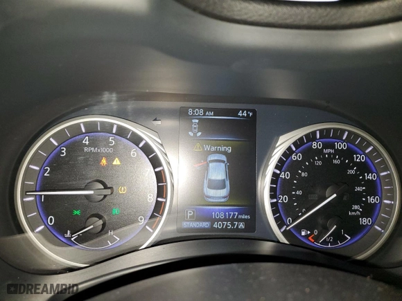 2017 Infiniti Q50 3.0t Premium with VIN JN1EV7AP6HM731132, listed as a Copart auction lot 86738684 with NaN miles and Salvage Title. Bid and sale history available at carsss.com. Image 9.
