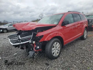 2016 Dodge Journey American Value with VIN 3C4PDCAB7GT223489, listed as a Copart auction lot 47780555 with 135,877 mi miles and Salvage Title. Bid and sale history available at DreamBid. Image 1.