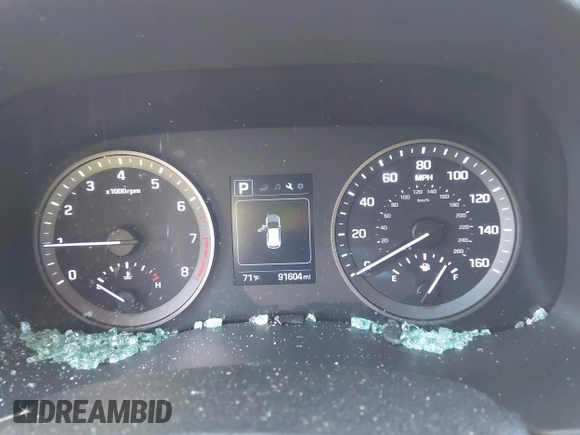 2018 Hyundai Tucson SEL with VIN KM8J3CA42JU771483, listed as a IAAI auction lot 42159936 with 91,604 mi miles and . Bid and sale history available at DreamBid. Image 7.