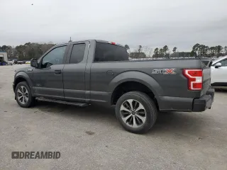 2019 Ford F-150 XL with VIN 1FTEX1CP9KKC18168, listed as a Copart auction lot 43907045 with 28,450 mi miles and Salvage title. Bid and sale history available at DreamBid. Image 2.