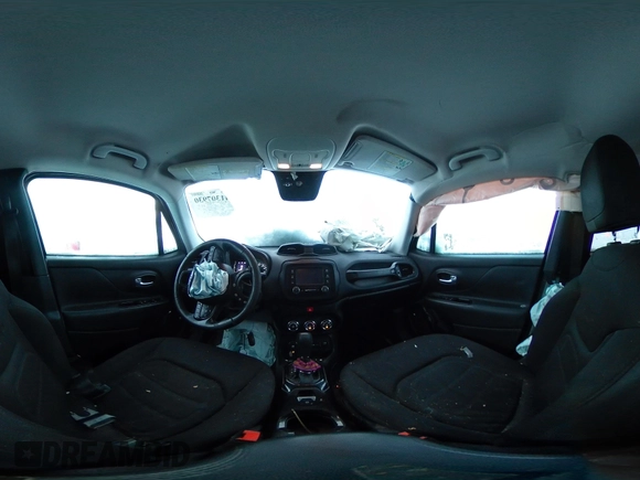 2017 Jeep Renegade Latitude with VIN ZACCJBBB7HPE68351, listed as a IAAI auction lot 41307930 with 129,422 mi miles. Bid and sale history available at carsss.com. Image 18.