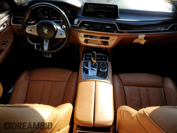 2021 BMW 7 Series 750i xDrive with VIN WBA7U2C06MCG52541, listed as a Copart auction lot 71303073 with 40,892 mi miles. Bid and sale history available at carsss.com. Image 8.