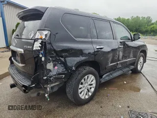 2017 Lexus GX 460 with VIN JTJBM7FX2H5149791, listed as a Copart auction lot 60327735 with 104,213 mi miles and Salvage title. Bid and sale history available at DreamBid. Image 3.