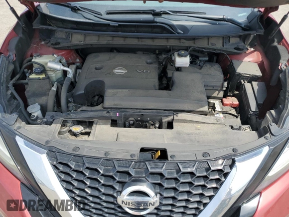 2019 Nissan Murano SL with VIN 5N1AZ2MS6KN163397, listed as a Copart auction lot 53791905 with 128,987 mi miles and Salvage Title. Bid and sale history available at carsss.com. Image 12.