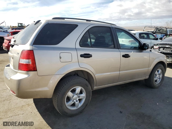 2009 Kia Sorento LX with VIN KNDJC735295870621, listed as a Copart auction lot 44742855 with 120,156 mi miles and Salvage Title. Bid and sale history available at carsss.com. Image 3.
