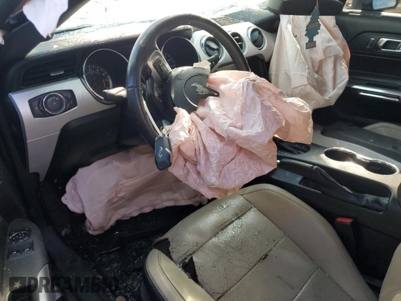2015 Ford Mustang EcoBoost with VIN 1FA6P8TH0F5339753, listed as a Copart auction lot 46123435 with 116,292 mi miles and Salvage Title. Bid and sale history available at DreamBid. Image 8.