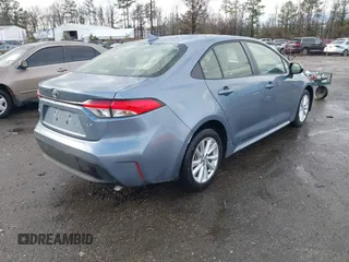 2023 Toyota Corolla LE with VIN JTDB4MEE8P3005044, listed as a IAAI auction lot 41701524 with 28,487 mi miles. Bid and sale history available at carsss.com. Image 4.