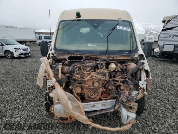 2023 Ford Transit Passenger XL with VIN 1FBAX2C83PKB04126, listed as a Copart auction lot 47767505 with 5,758 mi miles and Salvage Title. Bid and sale history available at DreamBid. Image 5.