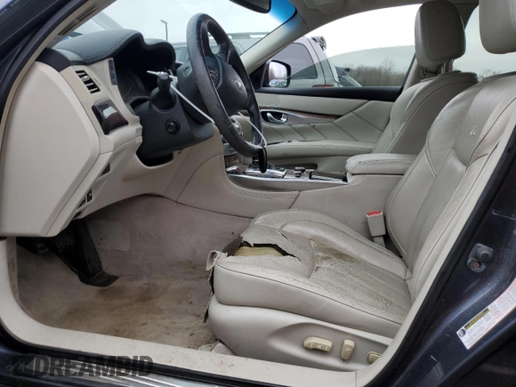2011 Infiniti M37 with VIN JN1BY1AR7BM373197, listed as a Copart auction lot 84274814 with 158,657 mi miles and Salvage Title. Bid and sale history available at carsss.com. Image 7.