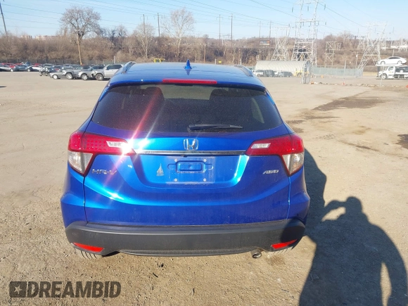 2020 Honda HR-V EX with VIN 3CZRU6H54LM724154, listed as a IAAI auction lot 41715536 with 30,940 mi miles. Bid and sale history available at carsss.com. Image 16.