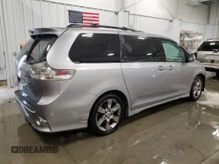 2012 Toyota Sienna SE with VIN 5TDXK3DC3CS180574, listed as a Copart auction lot 45020255 with 240,341 mi miles and Clean Title. Bid and sale history available at carsss.com. Image 3.