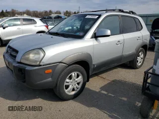 2008 Hyundai Tucson SE with VIN KM8JN72D38U902236, listed as a Copart auction lot 48786685 with 139,236 mi miles and Salvage Title. Bid and sale history available at carsss.com. Image 1.