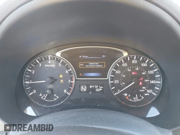 2014 Nissan Altima 2.5 S with VIN 1N4AL3AP7EN222382, listed as a IAAI auction lot 41674109 with 84,721 mi miles. Bid and sale history available at carsss.com. Image 7.