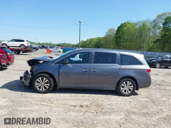 2015 Honda Odyssey EX-L with VIN 5FNRL5H66FB131223, listed as a IAAI auction lot 41998554 with 103,433 mi miles and . Bid and sale history available at DreamBid. Image 14.