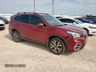 2020 Subaru Forester Limited with VIN JF2SKASC6LH597873, listed as a Copart auction lot 61239535 with 25,109 mi miles and Salvage title. Bid and sale history available at DreamBid. Image 4.