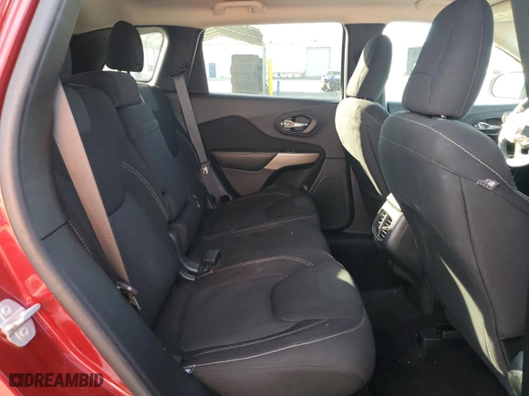 2017 Jeep Cherokee Latitude with VIN 1C4PJLCB4HW662876, listed as a Copart auction lot 47192635 with 91,455 mi miles and Salvage Title. Bid and sale history available at carsss.com. Image 11.