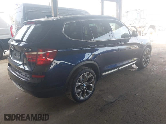2017 BMW X3 xDrive28i with VIN 5UXWX9C54H0D96884, listed as a IAAI auction lot 42107099 with 152,589 mi miles and . Bid and sale history available at DreamBid. Image 4.