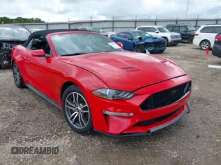 2018 Ford Mustang EcoBoost Premium z VIN 1FATP8UH9J5170794, wystawiony jako IAAI lot #42336259 z przebiegiem 95 336 mil mil oraz . Historia ofert i sprzedaży dostępna na DreamBid. Obrazek 1.