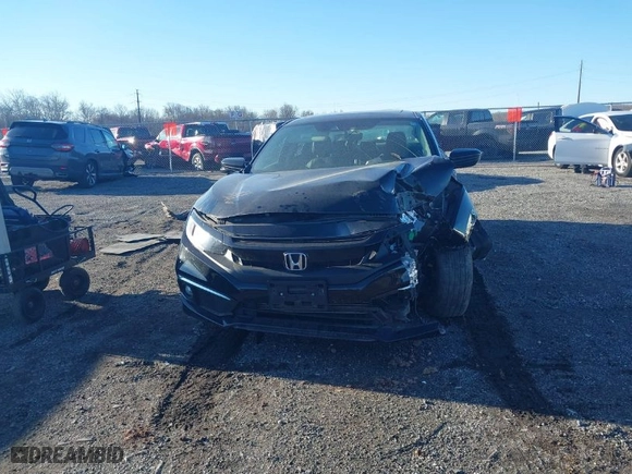 2019 Honda Civic Sedan EX-L with VIN 19XFC1F73KE211652, listed as a IAAI auction lot 41816810 with 74,353 mi miles. Bid and sale history available at carsss.com. Image 13.