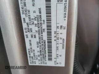 2023 Ford F-150 XL with VIN 1FTFW1E8XPKE92063, listed as a Copart auction lot 71627504 with 30,384 mi miles and Salvage Title. Bid and sale history available at carsss.com. Image 12.