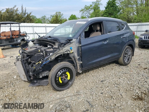 2020 Hyundai Tucson SEL z VIN KM8J3CAL5LU245259, wystawiony jako Copart lot #55118145 z przebiegiem 52 337 mil mil oraz Szkoda całkowita • Salvage title. Historia ofert i sprzedaży dostępna na DreamBid. Obrazek 1.