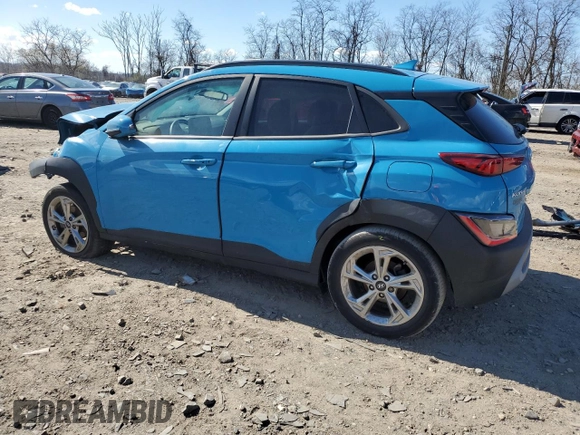2022 Hyundai Kona SEL with VIN KM8K62AB0NU796196, listed as a Copart auction lot 50367305 with 63,398 mi miles and Salvage Title. Bid and sale history available at DreamBid. Image 2.